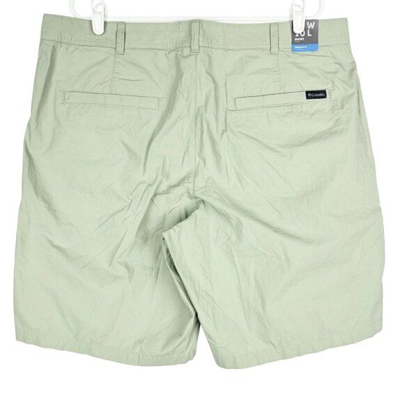 Columbia Men's Regular Fit Cotton Washed Out Green Shorts Size 40 Inseam10 NWT - Picture 2 of 11